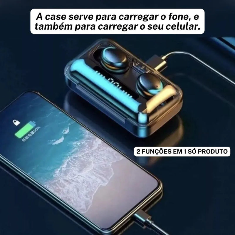 Fone De Ouvido Sem Fio F9-5 Power One