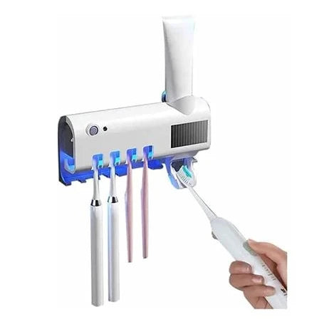 Dispenser automático para escovas e creme dental